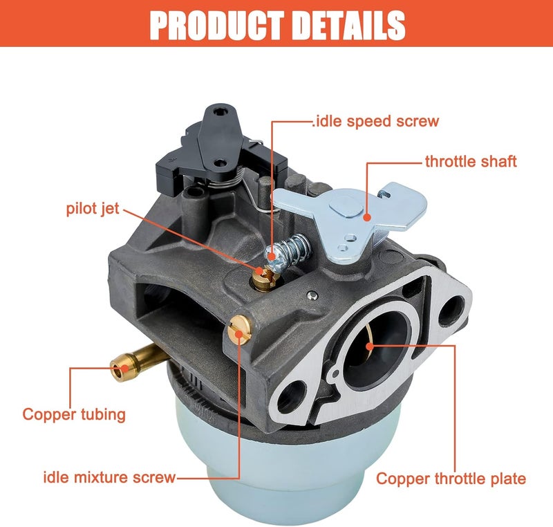Hipa GCV160 Carburetor for Honda GCV160A GCV160LA GCV160LE GCV160LA0 Engine HRT216 HRB216 HRR216 HRS216 HRZ216 Lawn Mower Pressure Washer 16100-Z0L-023 16100-ZM0-804 - Image 4